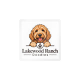 Doodle Puppy Vinyl Decal — "Lakewood Ranch Doodles" Kiss-Cut Sticker