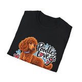 Poodle Love T-Shirt — Cute Red Poodle Graphic Tee for Dog Lovers