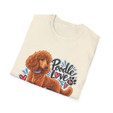 Poodle Love T-Shirt — Cute Red Poodle Graphic Tee for Dog Lovers