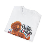 Poodle Love T-Shirt — Cute Red Poodle Graphic Tee for Dog Lovers