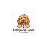 Doodle Puppy Vinyl Decal — "Lakewood Ranch Doodles" Kiss-Cut Sticker